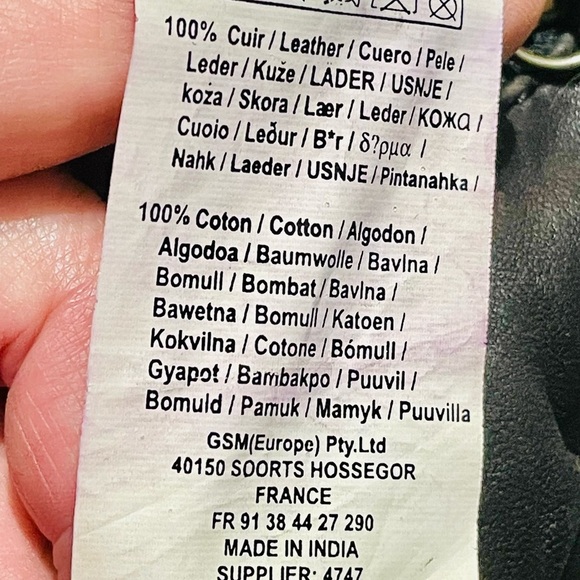 VINTAGE Black Leather shoulder bag - Picture 8 of 16